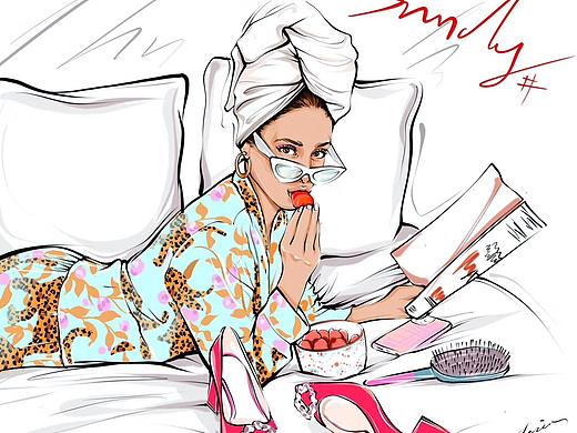 时尚的小资生活（个人主页-ZNDk0NzY5MDg=） - 商业插画 - 站酷设计师昭昭leis原创素材 - 站酷ZCOOL