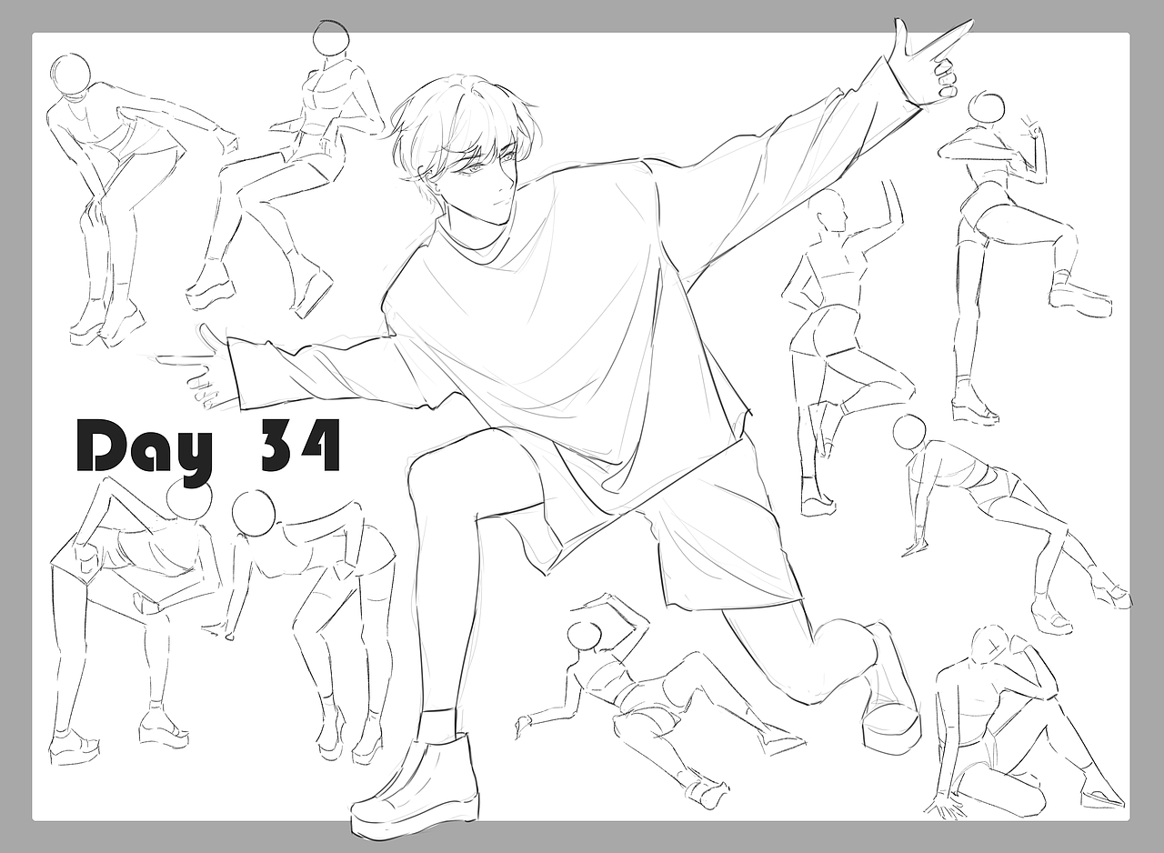#速寫(xiě)60天挑戰(zhàn)賽# Day34 @速寫(xiě)班長(zhǎng)（圖ZMjk1NTc4MzI0） - 創(chuàng)作習(xí)作 - 站酷設(shè)計(jì)師光城祭原創(chuàng)素材 - 站酷ZCOOL