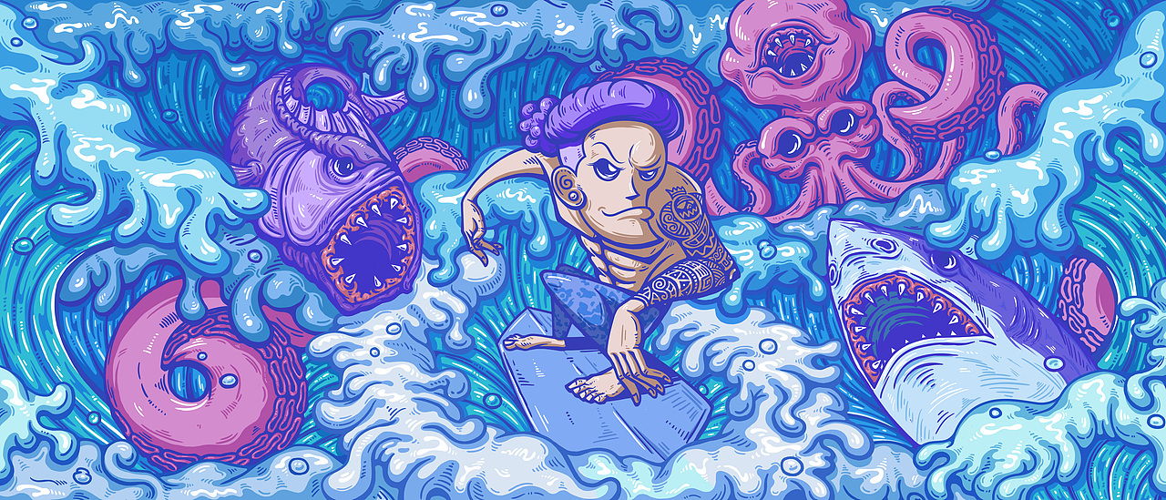 乘风破浪（图ZMTAwNzQ5MTYw） - 海报 - 站酷设计师我爱炸酱面原创素材 - 站酷ZCOOL
