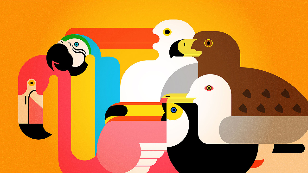 在ai里画完,叠加了一层渐变效果