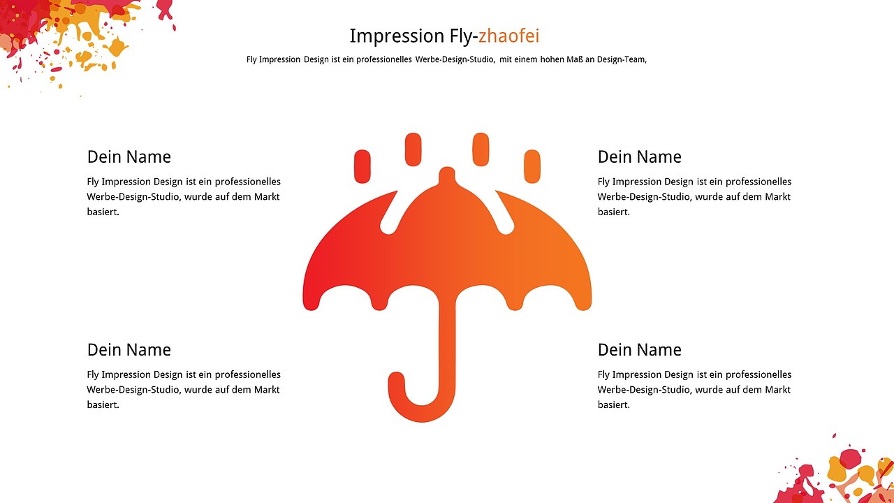 墨迹商务通用PPT模板