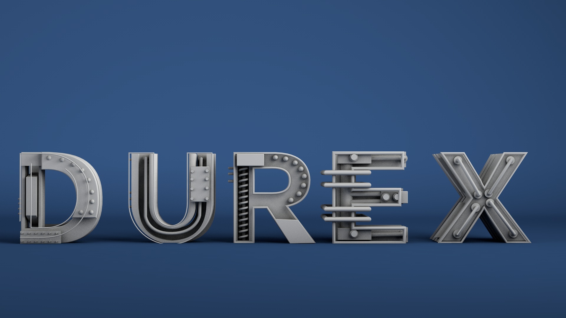 c4d基础建模-立体字练习