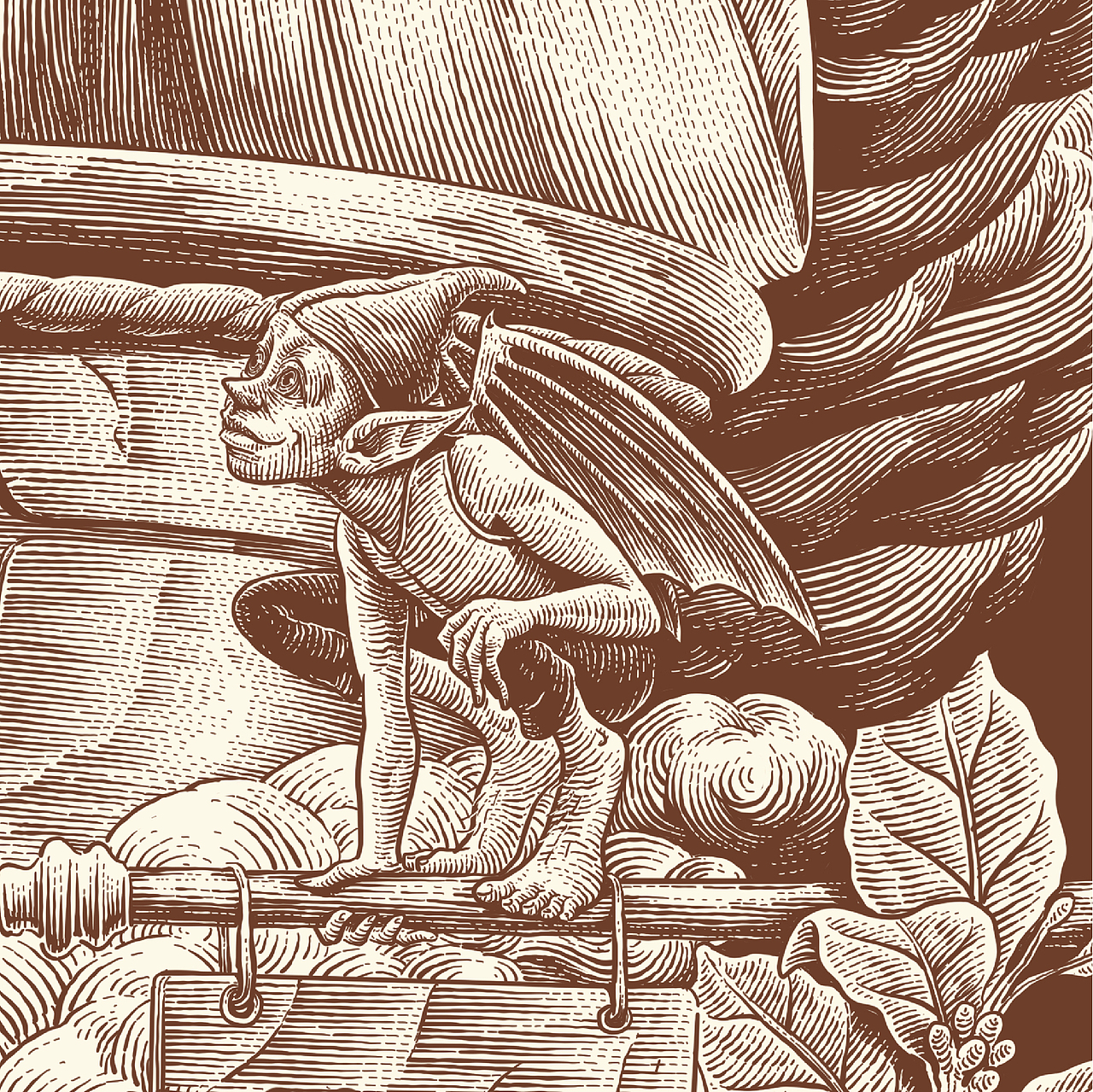 插画细节 | 狗眼看咖啡=魔法药水