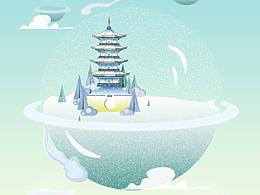 南通森林城市-插画设计