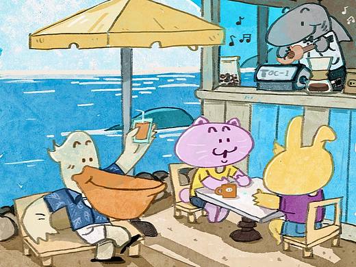 最近一些插畫練習(xí)（個人主頁-ZNzA2NDg3NzY=） - 兒童插畫 - 站酷設(shè)計師bee_bee原創(chuàng)素材 - 站酷ZCOOL