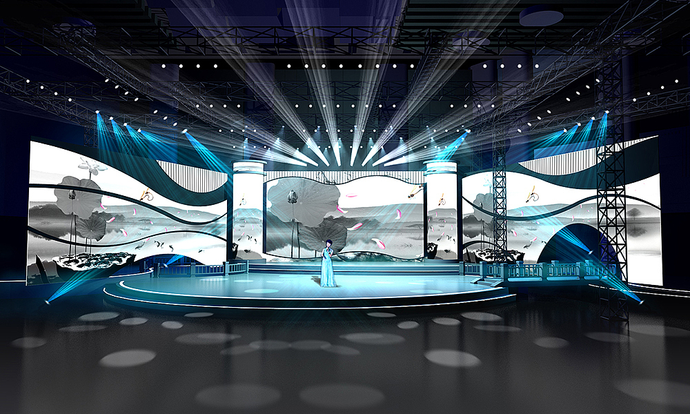 江淮民歌大赛-2-舞美设计（图ZMTE2NzI2MzY4） - 舞台美术 - 站酷设计师JUYOODESIGN原创素材 - 站酷ZCOOL