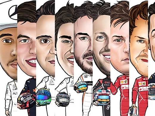 2017 F1赛车手