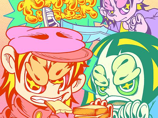 原创插画/跳跳虎新年百货