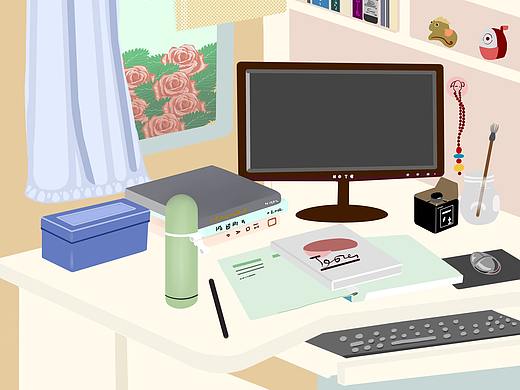 凌乱的书桌（个人主页-ZNTI0NDk2MDg=） - 其他平面 - 站酷设计师木鱼结网原创素材 - 站酷ZCOOL