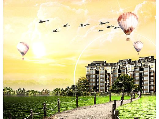 房地产dm（个人主页-ZNTI0OTM0ODQ=） - 海报 - 站酷设计师ps091013原创素材 - 站酷ZCOOL