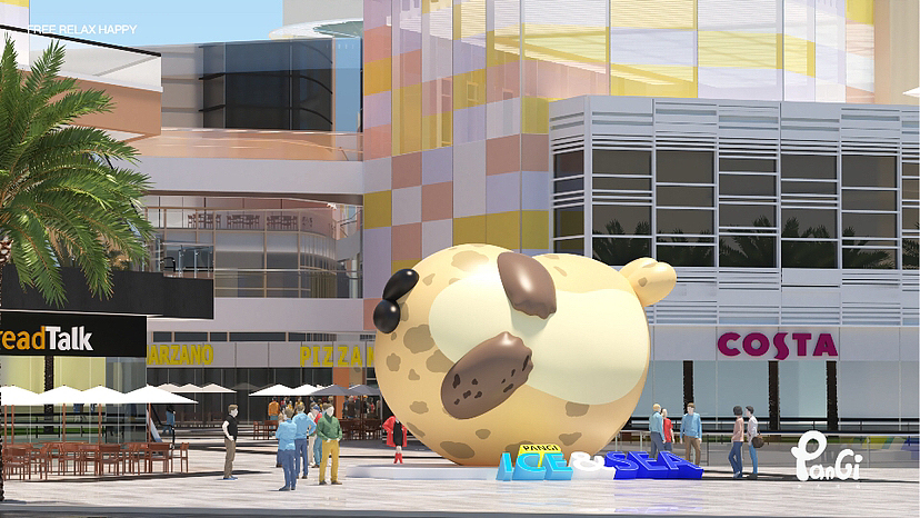 我们有一个胖几海豹好盆友！夏季夏日暑期美陈方案系列（图ZMzY4Nzk0MzYw） - 展陈设计 - 站酷设计师IP设计老何说原创素材 - 站酷ZCOOL