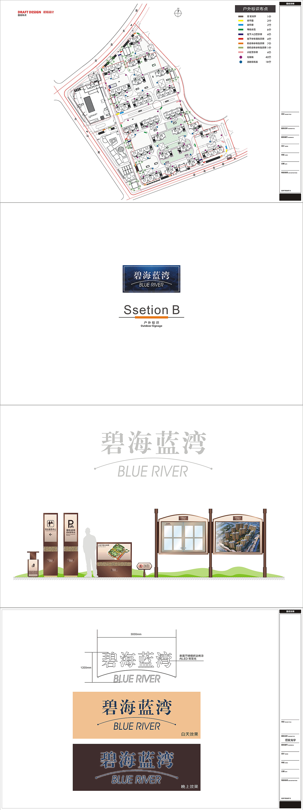 小区的导视系统（图ZNjQwOTg5Njg=） - 商业空间设计 - 站酷设计师羅生門原创素材 - 站酷ZCOOL