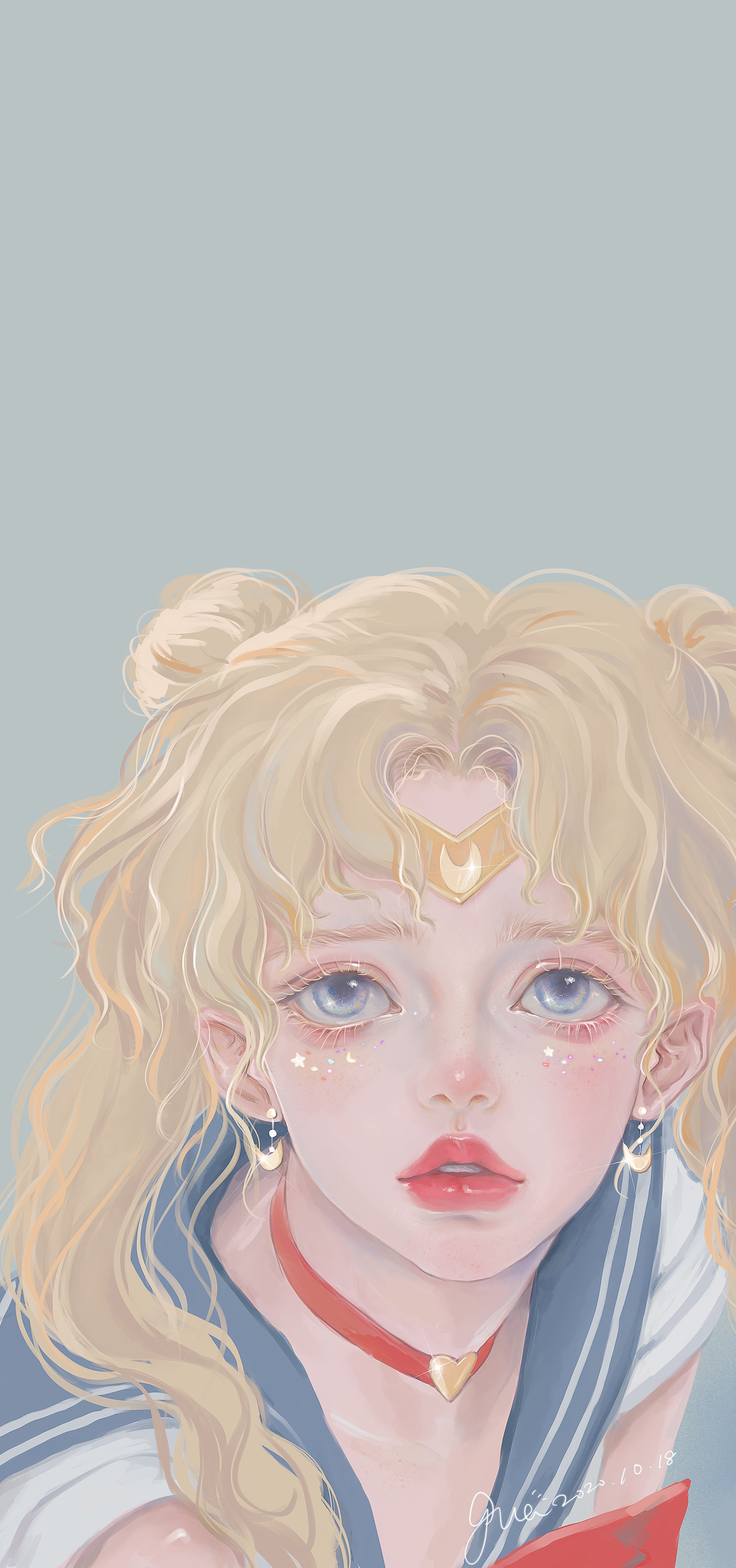 【procreate插画】美少女战士（图ZMjM1MzQyOTUy） - 创作习作 - 站酷设计师gua老师原创素材 - 站酷ZCOOL