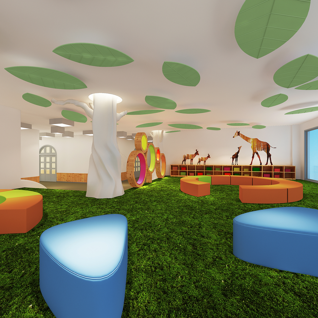 丶工作______Kindergarten（图ZNjI2NzgzNzY=） - 家装设计 - 站酷设计师张嘉胤丶原创素材 - 站酷ZCOOL