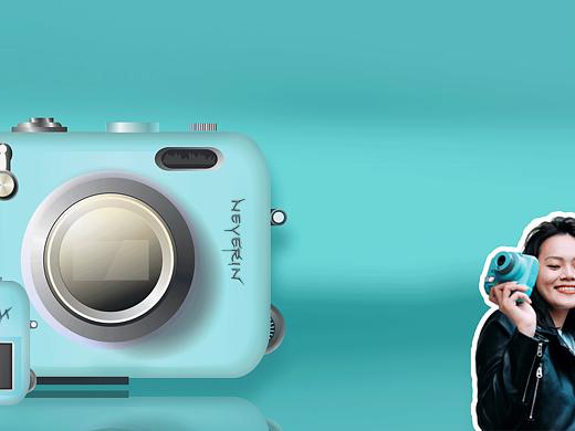 ps coreldraw 平面相机练习