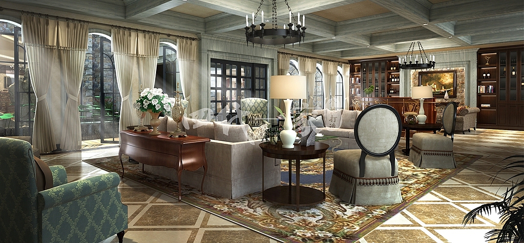 重庆独栋别墅装修|重庆高端别墅定制设计创意,香港LD（图ZMTE0NDY0MDIw） - 家装设计 - 站酷设计师兄弟装饰装修原创素材 - 站酷ZCOOL