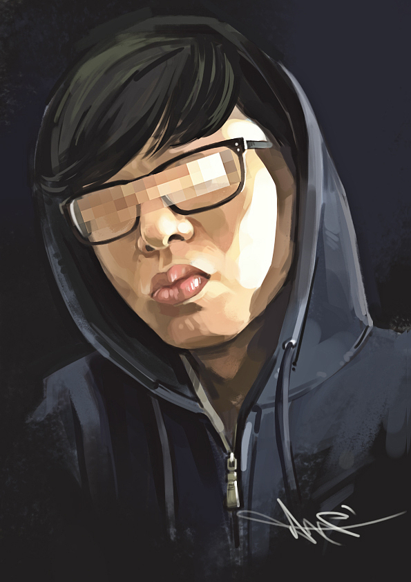 #My face ART#（图ZOTI2NjQ0OA==） - 商业插画 - 站酷设计师CAMKOOK原创素材 - 站酷ZCOOL
