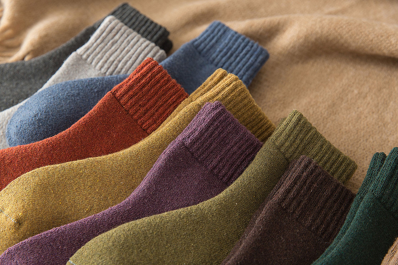 2019秋冬款加厚毛圈女袜袜子中筒