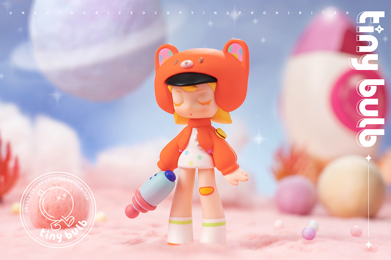 盲盒拍摄潮玩拍摄创意实景拍摄zoe宇宙漫游系列