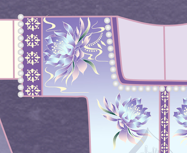 《昙花》（图ZMjYzMjIwMTYw） - 传统/民族服饰 - 站酷设计师阿观阿观呀原创素材 - 站酷ZCOOL