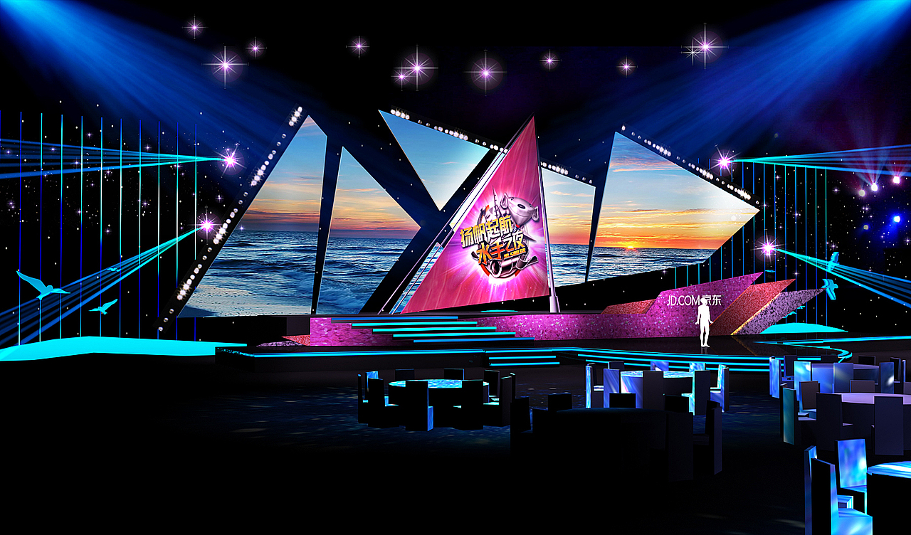 京东之夜（图ZMTc2MTM1MTI4） - 舞台美术 - 站酷设计师大帅Ds原创素材 - 站酷ZCOOL