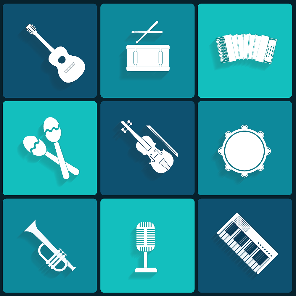 乐器图标（图ZMzc0NzE3MjQ=） - Logo - 站酷设计师saintkl原创素材 - 站酷ZCOOL