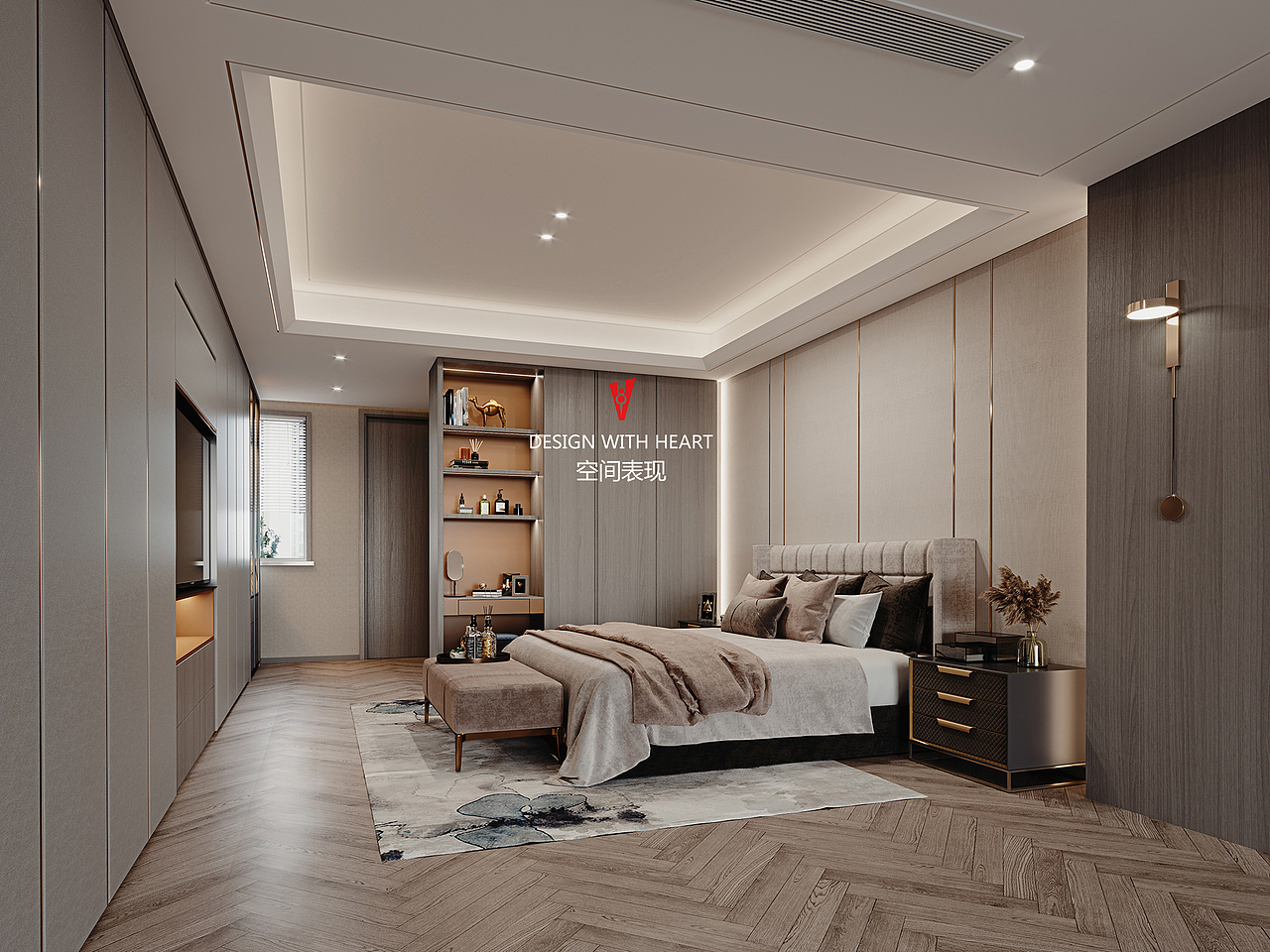 v8空间表现|现代简约家装客厅赏析