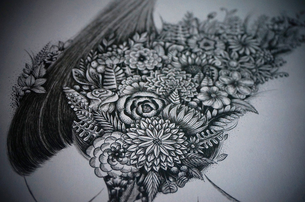 花奴系列（图ZMzQ0OTg3MDA=） - 绘画 - 站酷设计师兔籽Echo原创素材 - 站酷ZCOOL