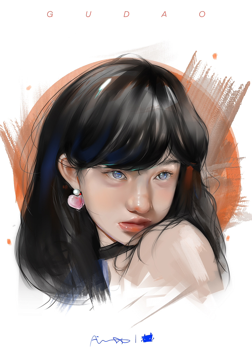 好久没画了，赶紧画一画怕忘记。（图ZMzUyNDA5ODIw） - 艺术插画 - 站酷设计师无无无无为原创素材 - 站酷ZCOOL