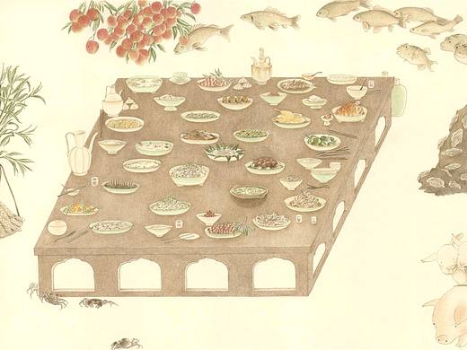 绘本《原来你是这样的苏东坡 下》插画与样刊