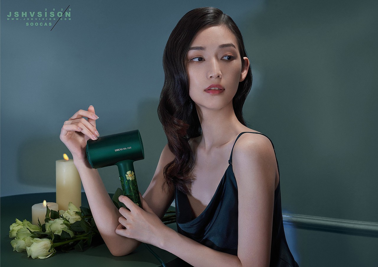素士女王节吹风机系列产品海报拍摄（图ZMjAwODQ2MTMy） - 人像摄影 - 站酷设计师锦上花视觉原创素材 - 站酷ZCOOL