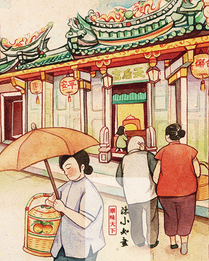 潮州文化绘画简笔画图片