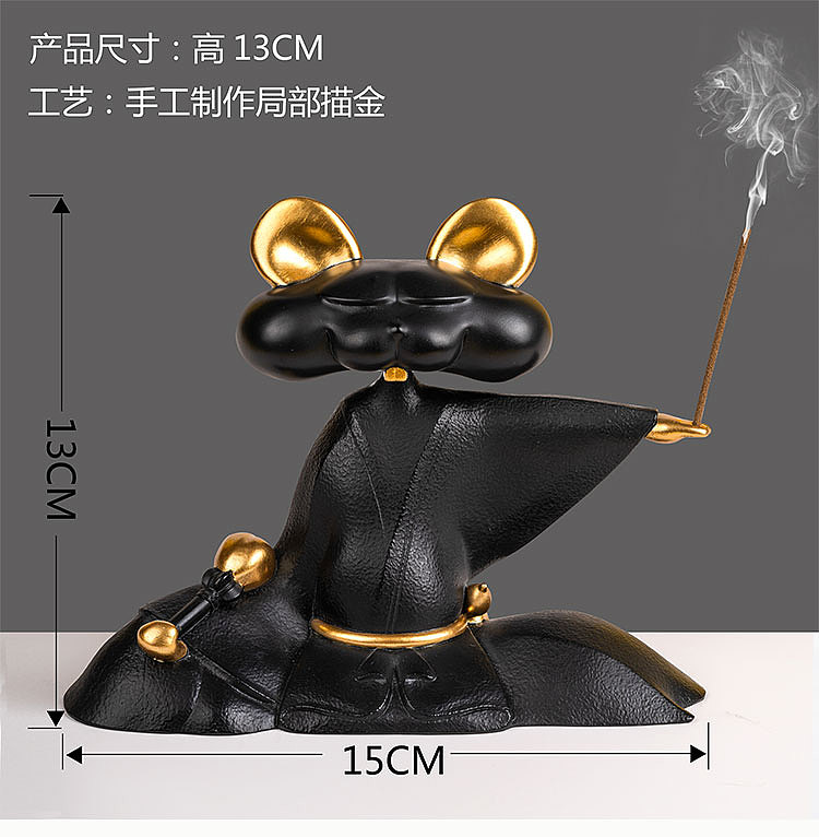 鼠年/贱萌鼠仙人来也，给你一柱香的时间说出你的愿望（图ZMTg0MDMyMjg4） - 手办/模玩 - 站酷设计师羽林造物原创素材 - 站酷ZCOOL