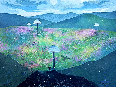 插画篇-梦幻之旅系列（图ZMTIxODU5OTQ4） - 创作习作 - 站酷设计师风绽原创素材 - 站酷ZCOOL