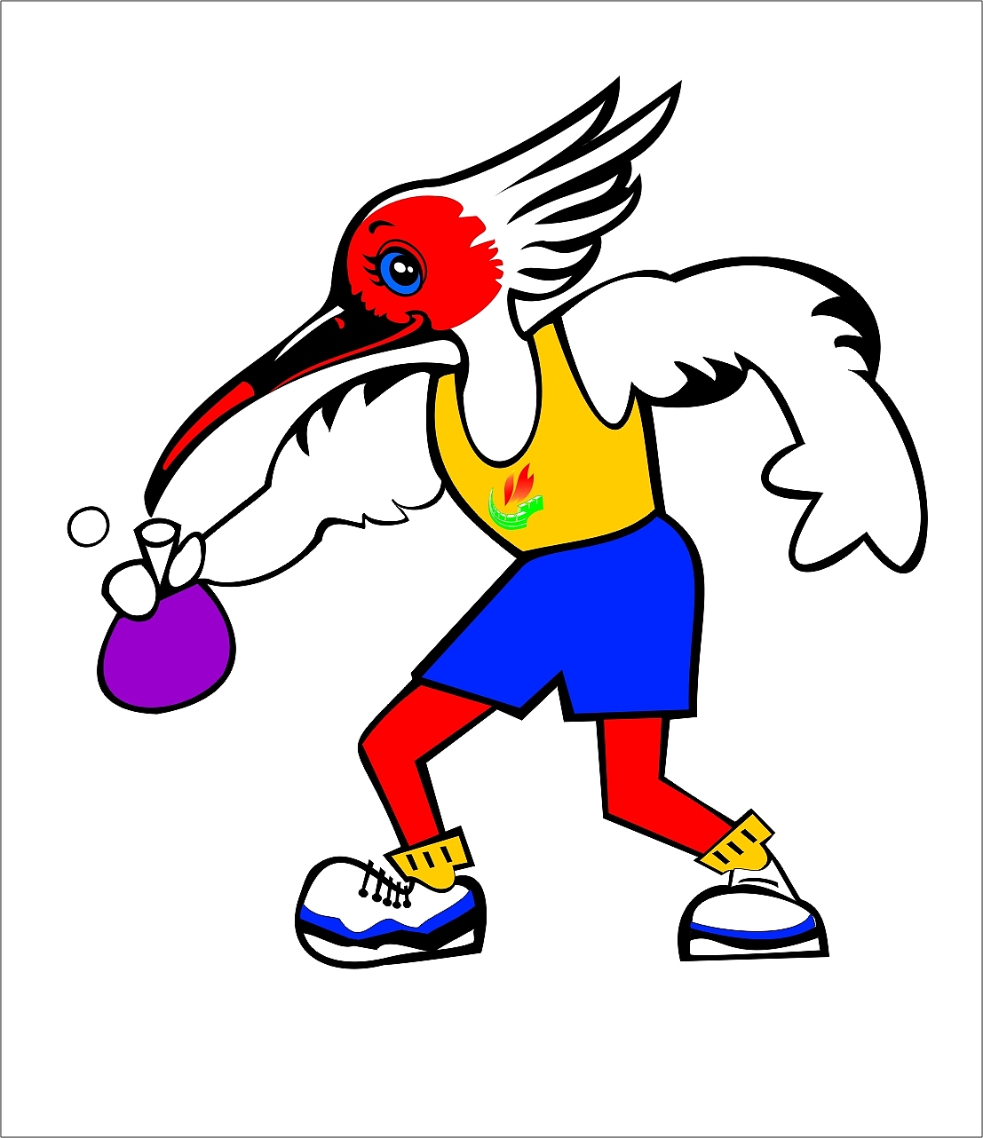 中华人民共和国第四届城市运动会吉祥物"庆庆"