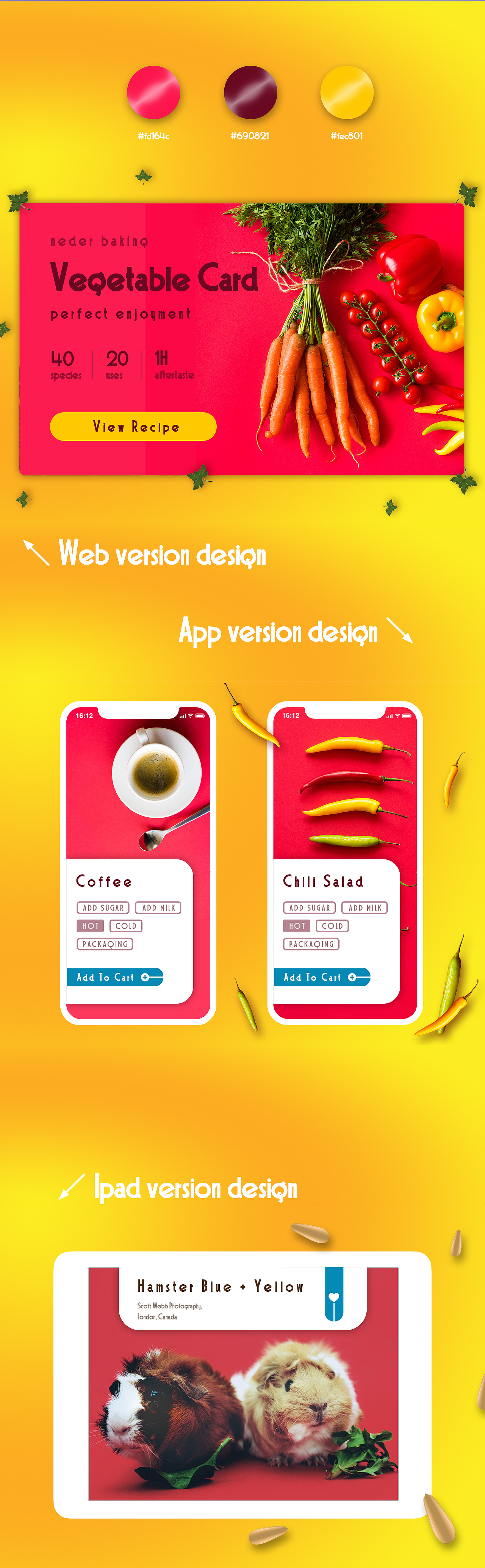 高飽和度網站配色研究
