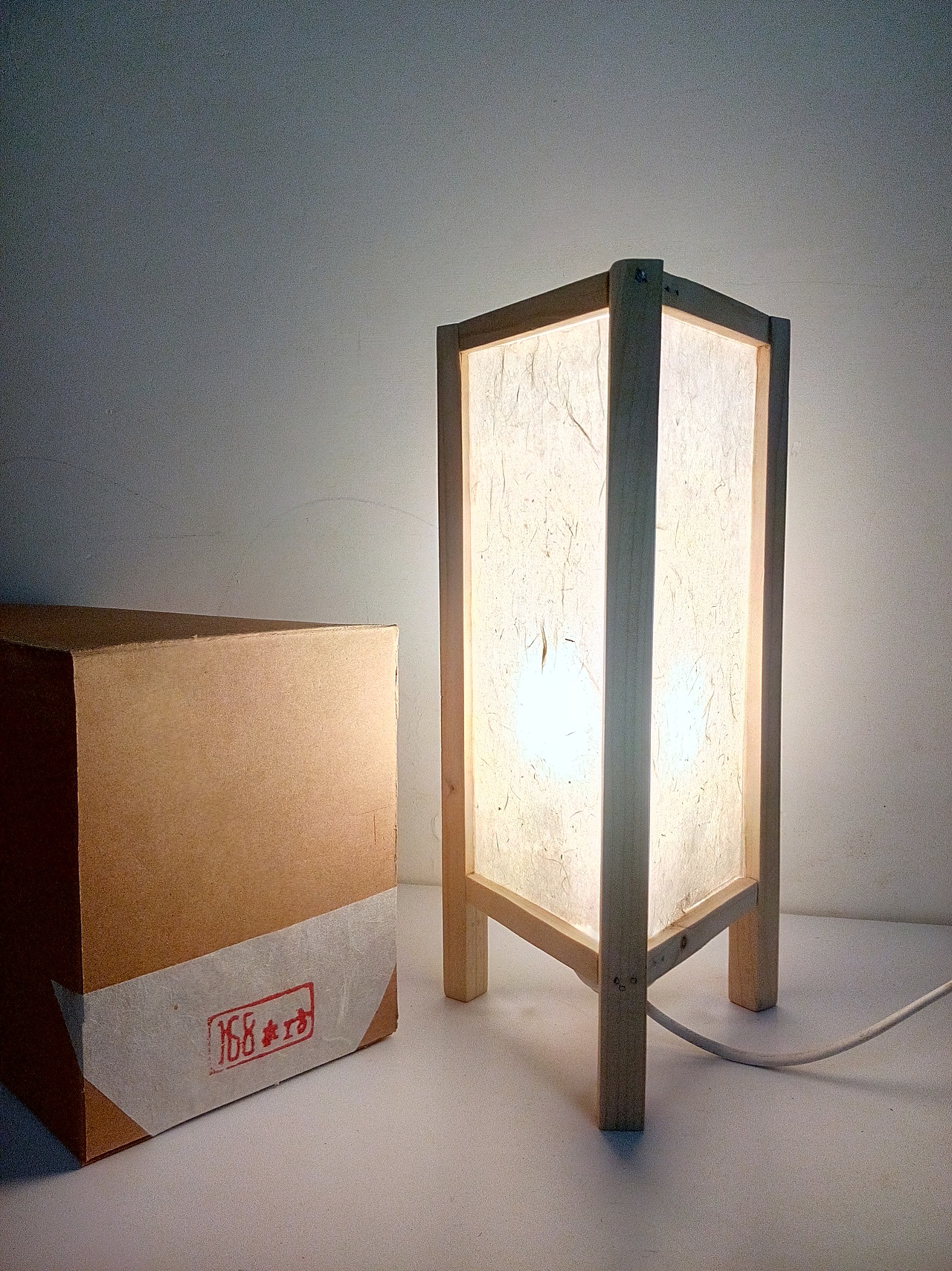 榫卯台灯木台灯