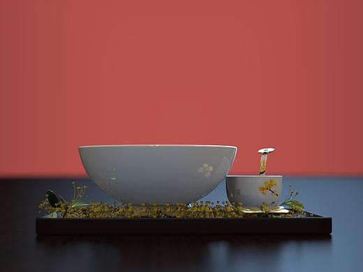 餐具设计参赛作品—3D建模
