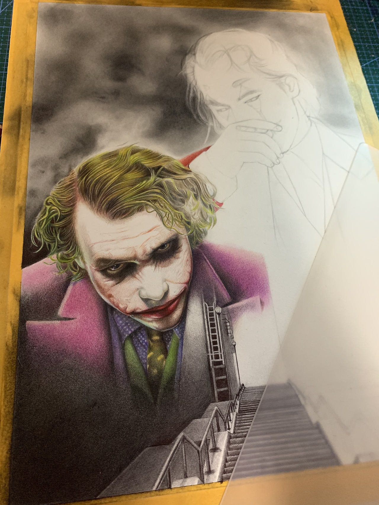 小丑 Heath Ledger， Joaquin Phoenix（图ZMjAyNzQ2OTgw） - 绘画 - 站酷设计师江铖Ellis原创素材 - 站酷ZCOOL