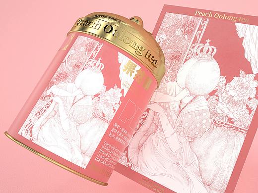 蜜桃乌龙茶包装设计