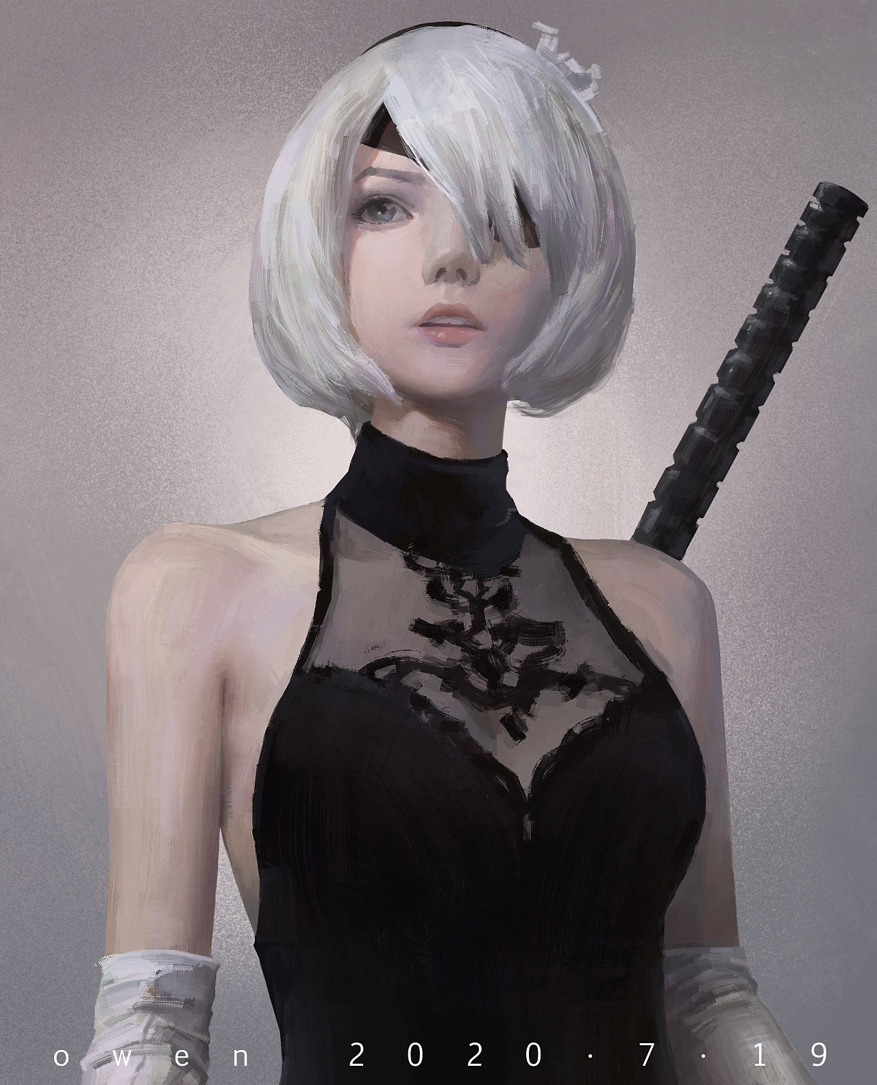 2b小姐姐|插画|艺术插画|owendream - 原创作品 - 站酷 (zcool)