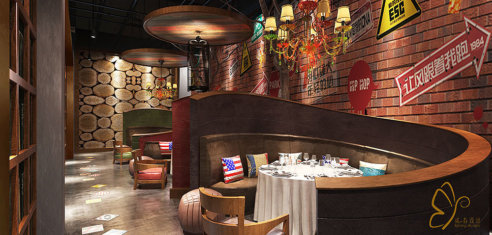 贵州习水老友集咖啡重庆贰春室内设计作品（图ZMTY3Njk3MDEy） - 家装设计 - 站酷设计师贰春室内设计原创素材 - 站酷ZCOOL