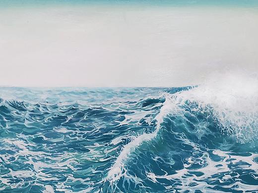 油画笔记-大海