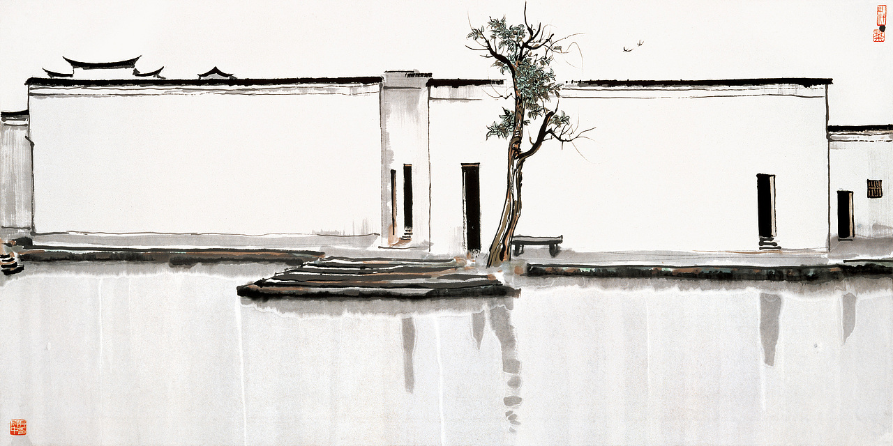 吴冠中《画眼》大师文字，作品欣赏，第二更（图ZMTQwNTk0MDcy） - 绘画 - 站酷设计师百雅轩原创素材 - 站酷ZCOOL