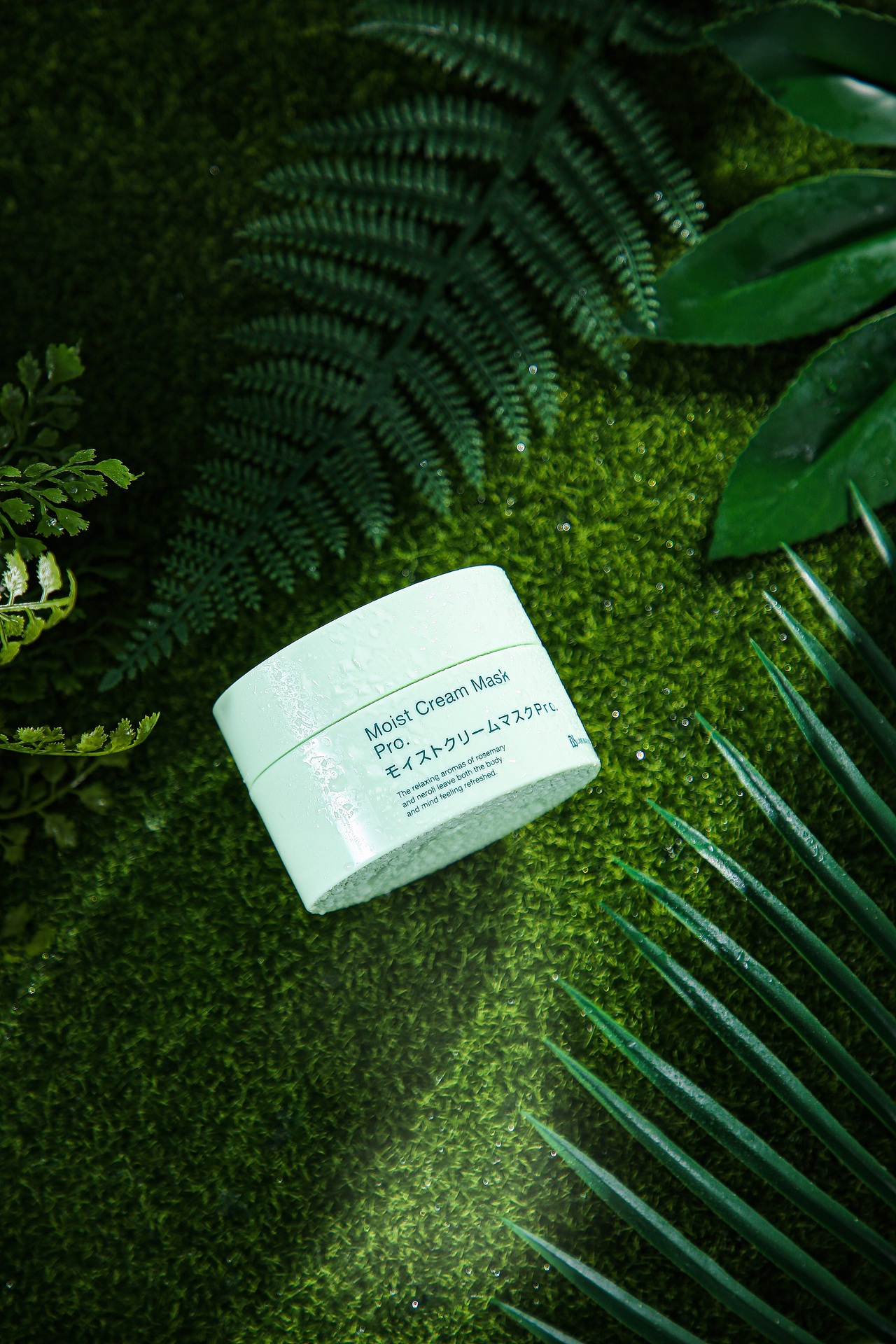 日本复活草面膜 森系 化妆品拍摄|静物摄影