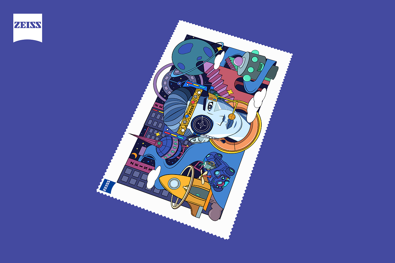 蔡司智锐镜片 | 未来狂想曲|平面|包装|君君er - 原创作品 - 站酷