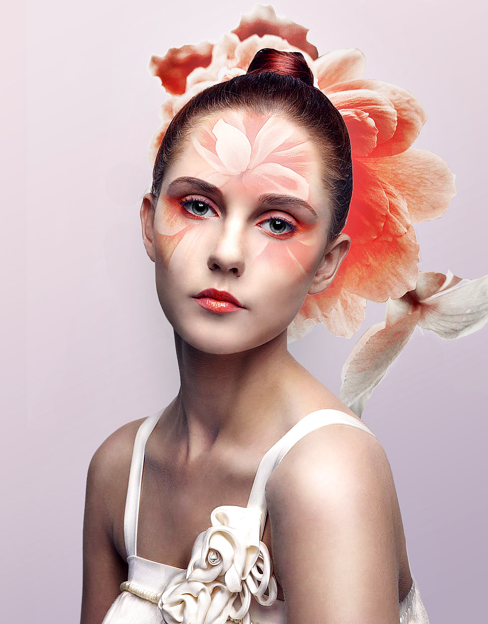 【商业女模特修片】摄影原片后期修图,杂志封面海报,人物精修与人像