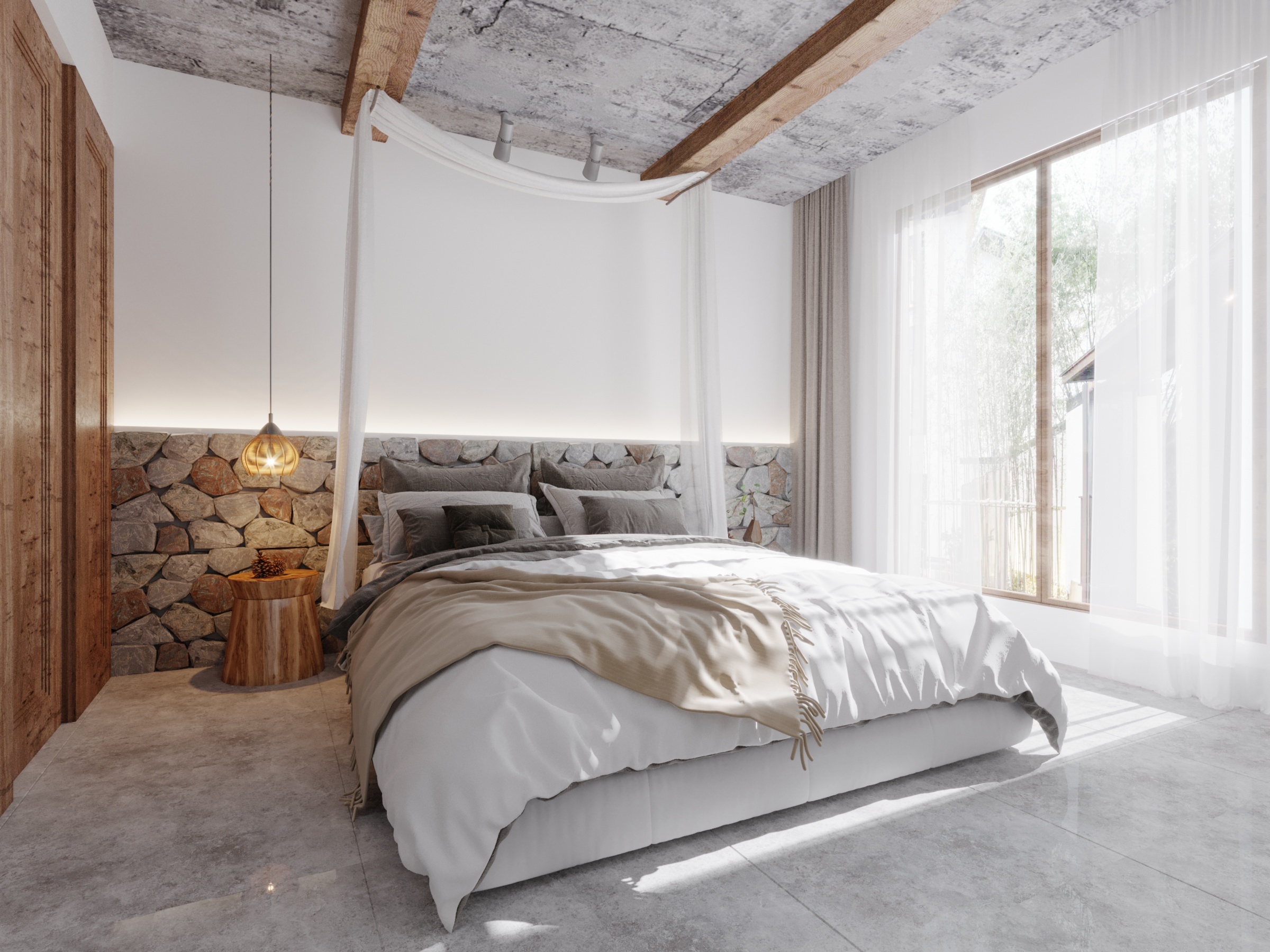 岩元素民宿|空间|家装设计|芋荞子 - 原创作品 - 站酷 (zcool)