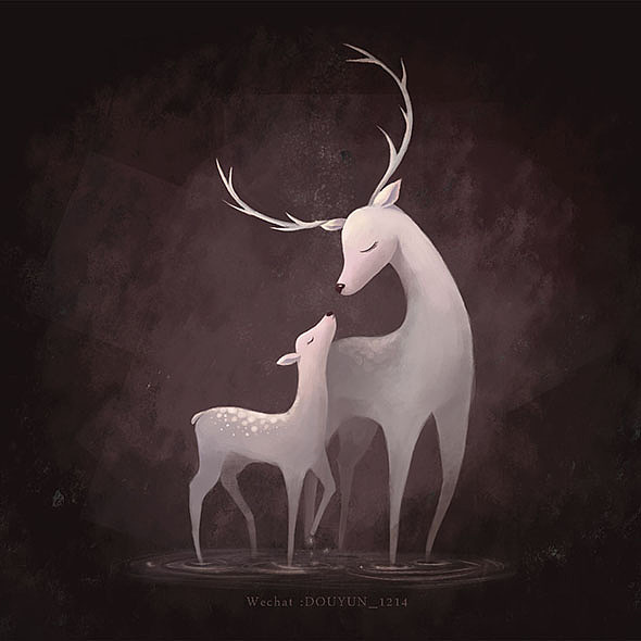 鹿（图ZMjUwNTc0NDA=） - 创作习作 - 站酷设计师多芸原创素材 - 站酷ZCOOL