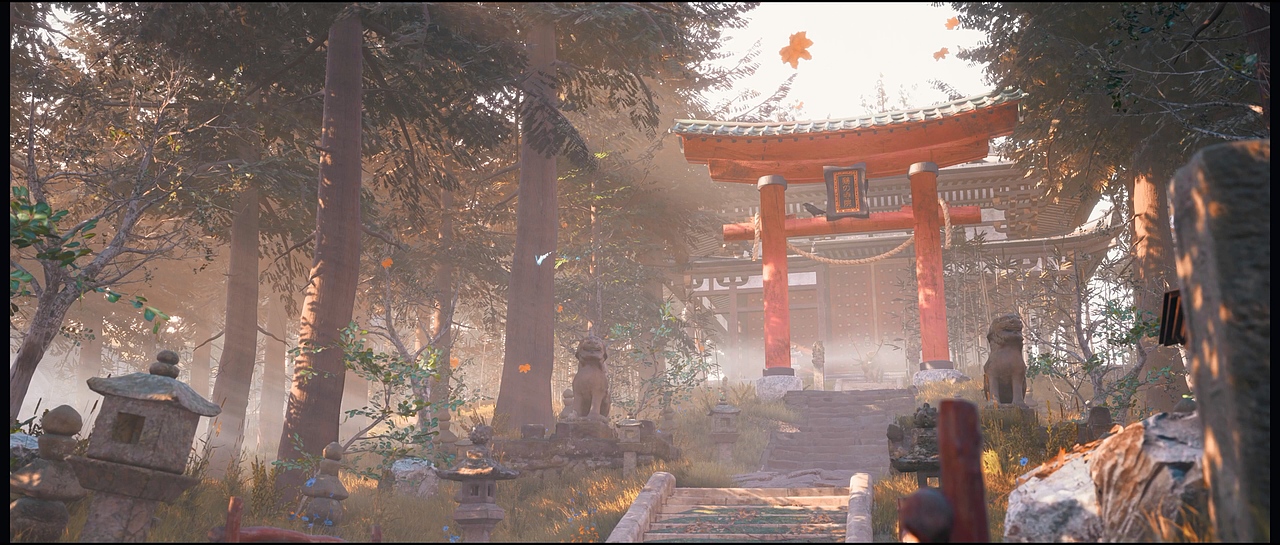 【UE4】日式风格小寺院——小径